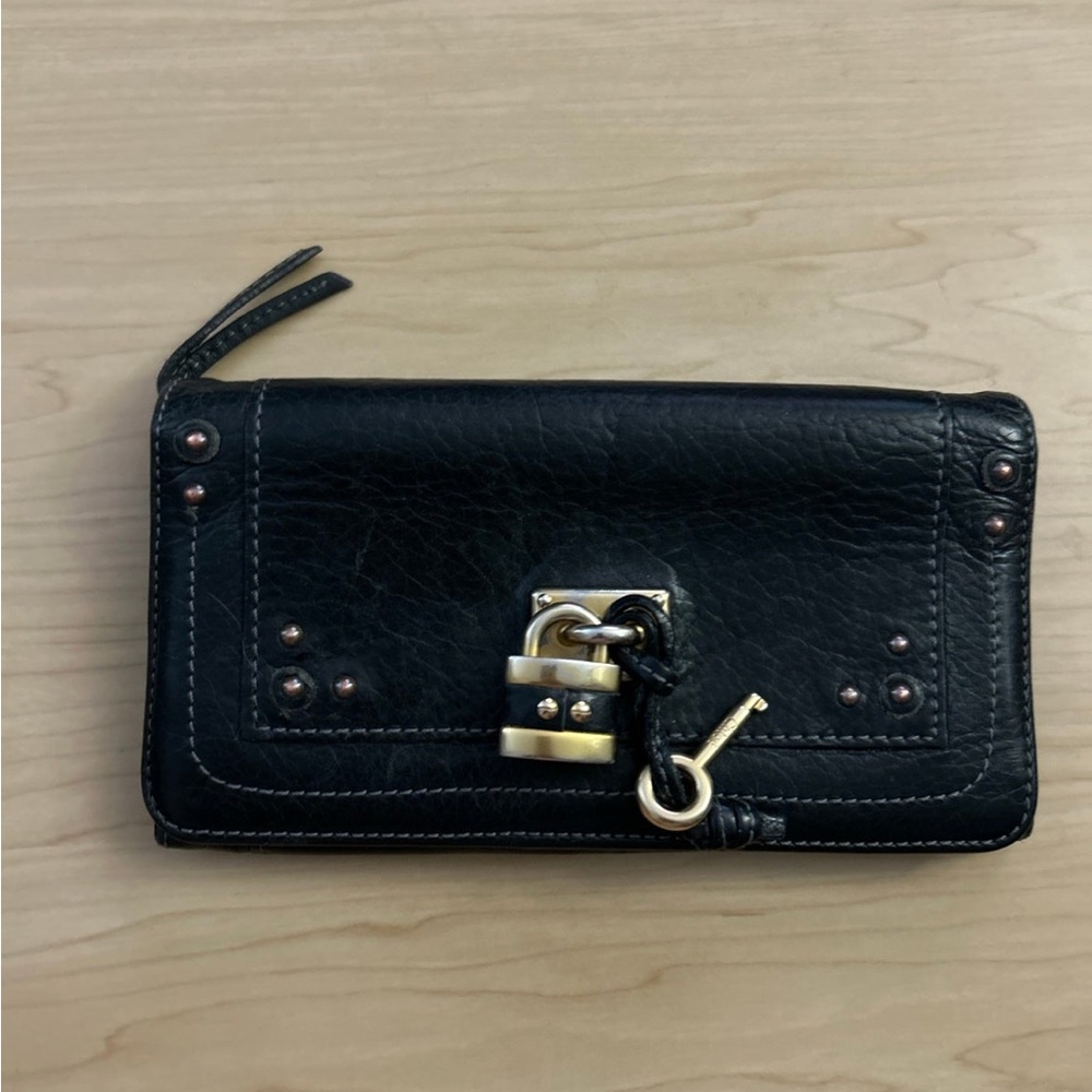 Chloe black Paddington Wallet